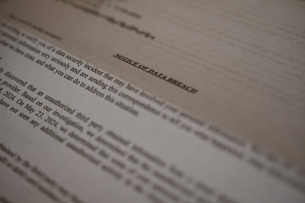 Data Breach Spam Mail